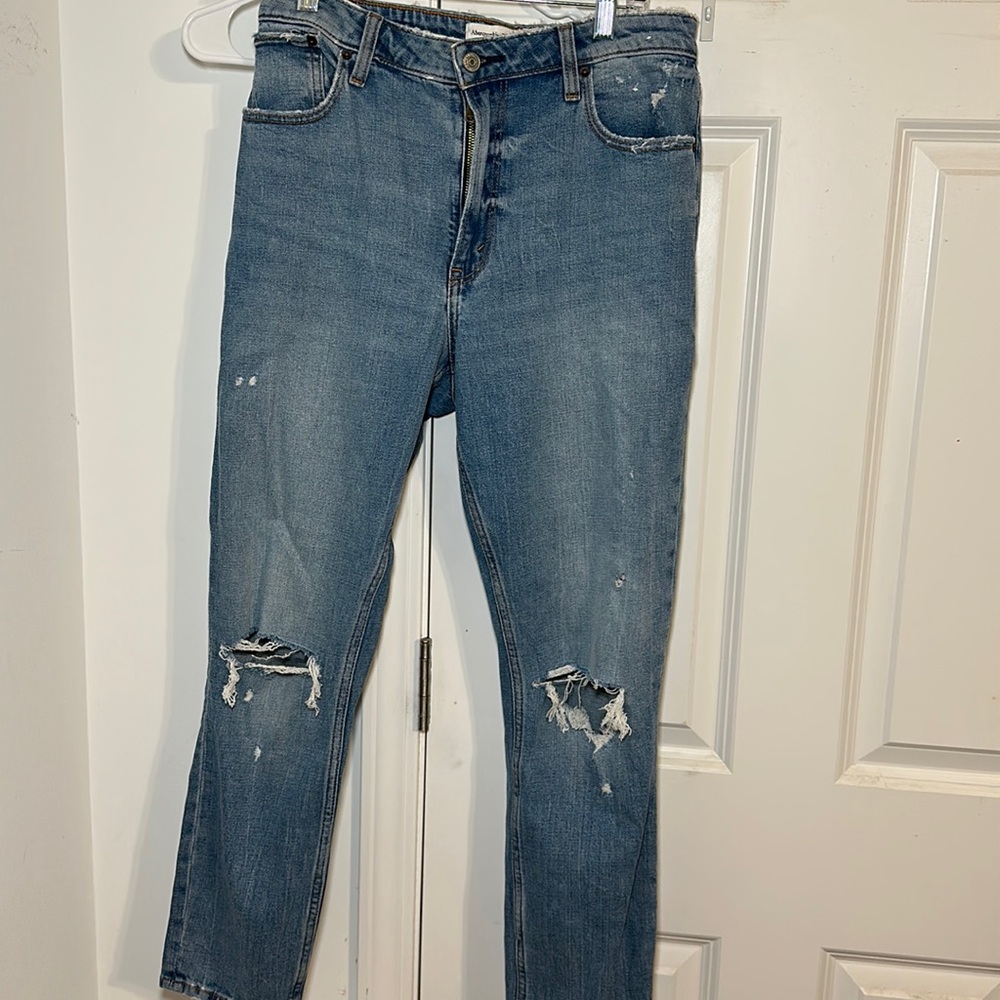 Abercrombie high rise skinny Jean curve love size 29